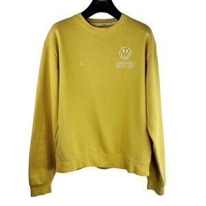 LEAGUE Harvard Westlake Women’s Yellow Crew Neck Sweatshirt School Name Size M